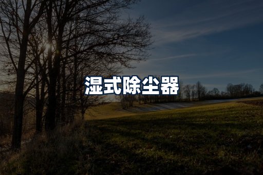 湿式除尘器